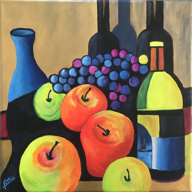 fruit and wine